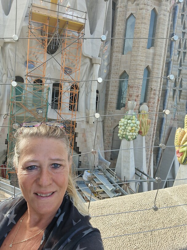 Selfie vanuit de toren.