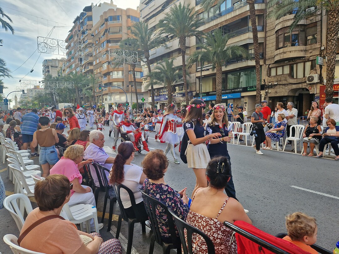Begin van de parade