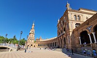 Plaza de España met de andere toren