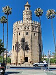 De Golden Tower, gezien vanaf land