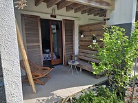 Ons terrasje in Ohana lodge