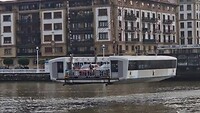 Vizkaya brug. Zo'n geweldige uitvinding