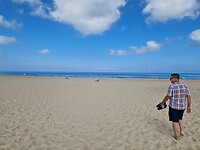 Wat een breed strand niet