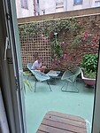 De binnentuin van hotel Garden, Rennes