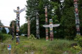 Totempalen in het Stanley Park