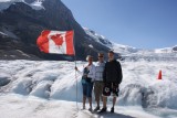 Op de Athabasca Gletsjer