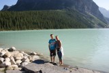 Met onze voeten in Lake Louise