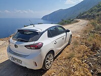 Onze Opel Corsa had het zwaar....