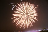 Vuurwerk boven de Niagara Falls