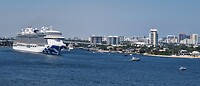 De ene na de andere boot vertrekt vanuit Fort Lauderdale.
