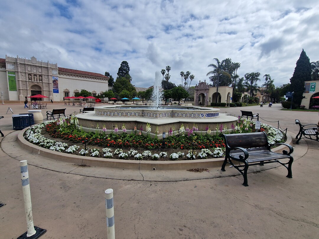 Fontein in het Balboa Park