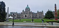 Legislative Assembly of British Columbia. Het parlementsgebouw