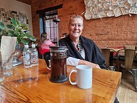 French Press koffie, heerlijke koffie.