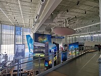De enige ruimte bij Boeing war je foto’s mag maken.