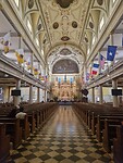 The St. Louis Cathedral van binnen.