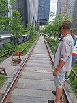 Het High line park is mooi aangelegd