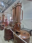 Distilleerderij van de ouzo fabriek