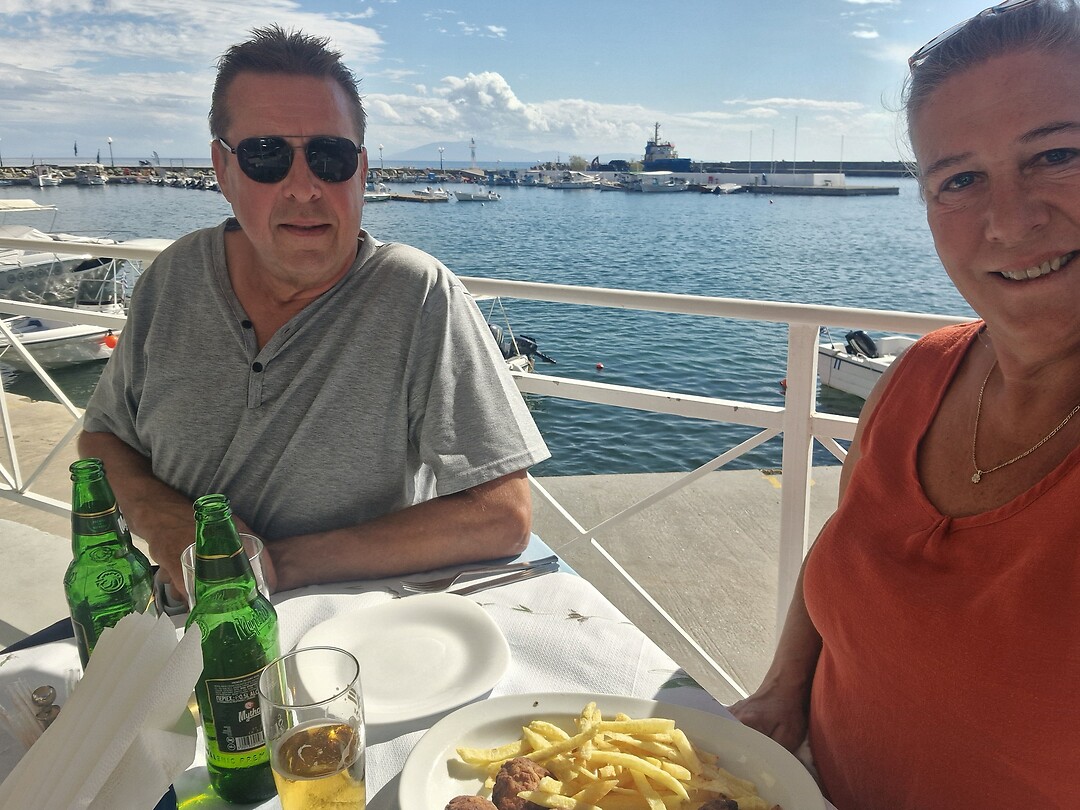 Lunchen in Plomari