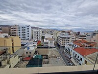 Uitzicht vanaf ons balkon in athenarum portus life & style hotel