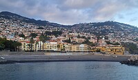 Hotel Portobay Santa María vanaf de wandelpromenade gezien