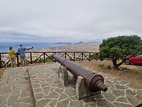 Het kanon bij Pico Castelo
