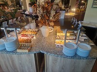 Het buffet is is top