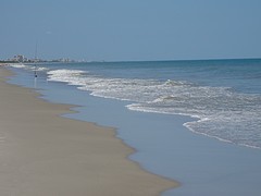 Schitterend strand zomaar langs de A1A