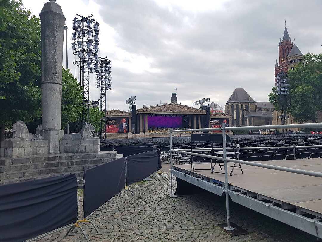 Alles klaar voor optreden André Rieu