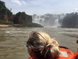 Onderweg naar de waterval met de Zodiac