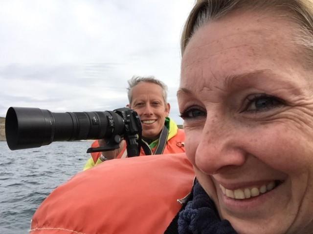 Selfie op de boot :-)