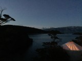Laatste blik vanuit onze yurt
