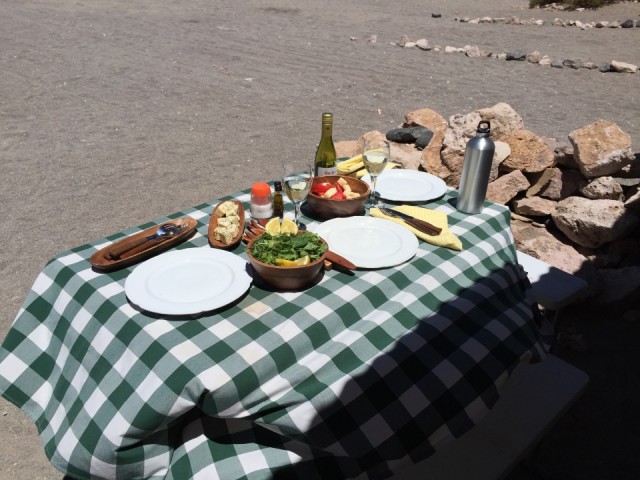 Lunch aan Tarra Meer