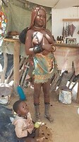 Himba meisje met kind