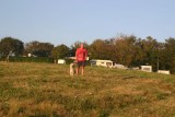 Wandeling naar het strand.