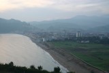 Wandeling naar het strand in Zarautz.