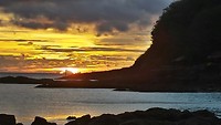 Koh Lanta, zonsondergang op Bamboo Beach