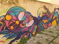 Streetart in Graça.