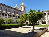Kloostertuin in Klooster Santa Maria de Alcobaça