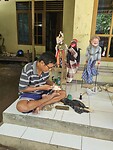 Green Valley tour Pangandaran, Wajong poppenmaker