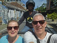 In de becak