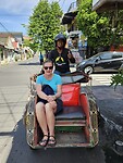 In de becak