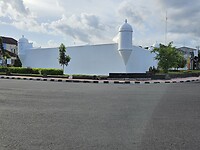 Muur van het Kraton in Yogyakarta