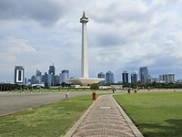 Taman Monas, het nationaal monument.