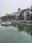 Kali Krukut rivier in Batavia