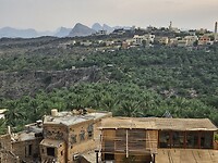 Uitzicht vanuit Misfat al Abriyyin
