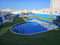 Zwembad Haffa House hotel in Muscat