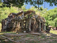 Heilige tempel op Vat Phou.