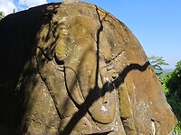 Olifant in zandsteen