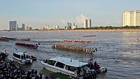 Bootrace op het waterfestival