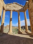 Zicht vanuit de tempel van Juno